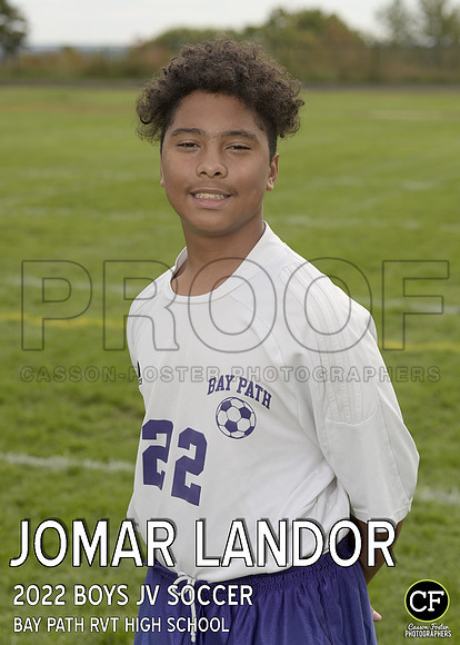 BP Fall Teams 2223 Boys JV Soccer Landor Jomar_ Team5x7 _ Individual2(1)