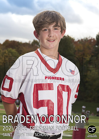 StJohnsTeams2122  Freshman Football O'Connor Braden_ Team5x7 _ Individual2(1)