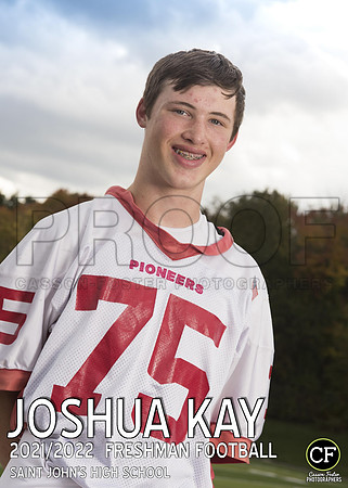 StJohnsTeams2122  Freshman Football Kay Joshua_ Team5x7 _ Individual2(1)