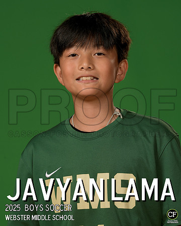 WMS Fall Teams 25 Boys Soccer Lama Javyan_ Team8x10 _ Individual 8x10(1)