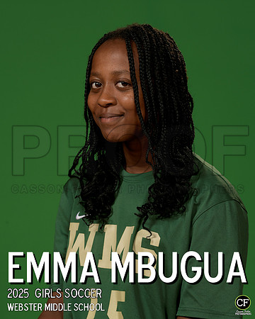 WMS Fall Teams 25 Girls Soccer Mbugua Emma_ Team8x10 _ Individual 8x10(1)