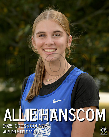 AMS FALL TEAMS 25 Cross Country Hanscom Allie_ Team8x10 _ Individual 8x10(1)