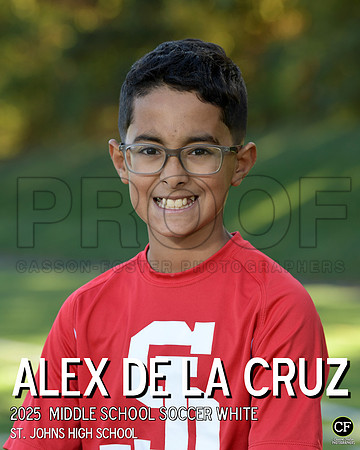 SJFallTeams25 Middle School Soccer White De la cruz Alex_ Team8x10 _ Individual 8x10(1)