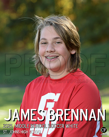 SJFallTeams25 Middle School Soccer White Brennan James_ Team8x10 _ Individual 8x10(1)