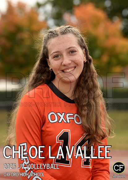OHS FALL TEAMS 2025 JV Volleyball Lavallee Chloe_ Team5x7 _ Individual2(1)
