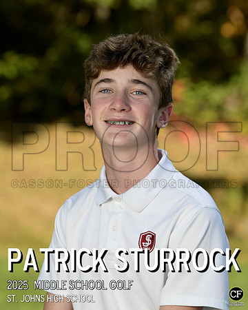 SJFallTeams25 Middle School Golf Sturrock Patrick_ Team8x10 _ Individual 8x10(1)