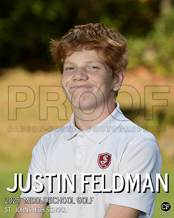 SJFallTeams25 Middle School Golf Feldman Justin_ Team8x10 _ Individual 8x10(1)