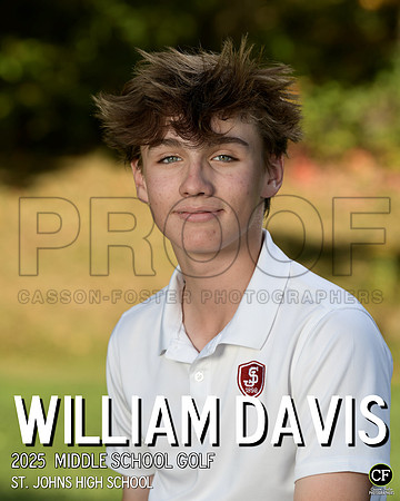 SJFallTeams25 Middle School Golf Davis William_ Team8x10 _ Individual 8x10(1)