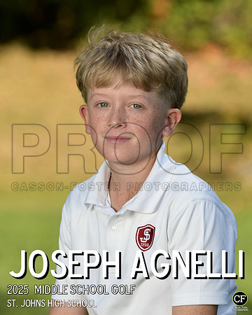 SJFallTeams25 Middle School Golf Agnelli Joseph_ Team8x10 _ Individual 8x10(1)