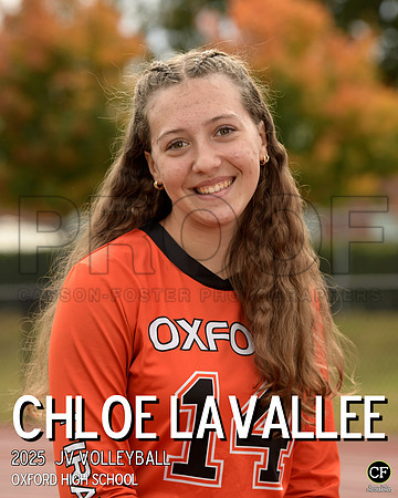 OHS FALL TEAMS 2025 JV Volleyball Lavallee Chloe_ Team8x10 _ Individual 8x10(1)