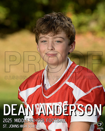 SJFallTeams25 Middle School Football Anderson Dean_ Team8x10 _ Individual 8x10(1)
