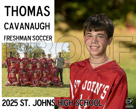 SJFallTeams25 Freshman Soccer Cavanaugh Thomas_ Team8x10 _ Sportsmate2#-1(1)