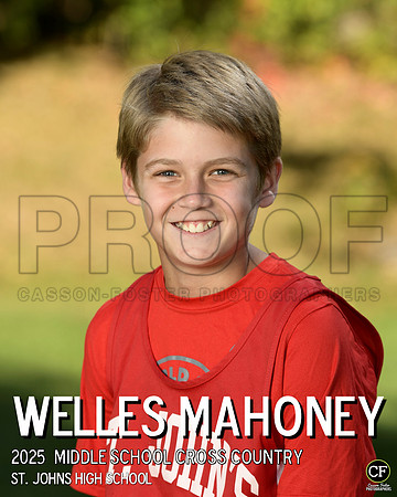 SJFallTeams25 Middle School Cross Country Mahoney Welles_ Team8x10 _ Individual 8x10(1)