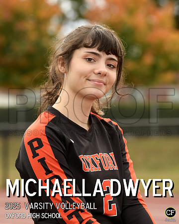 OHS FALL TEAMS 2025 Varsity Volleyball Dwyer Michaella_ Team8x10 _ Individual 8x10(1)