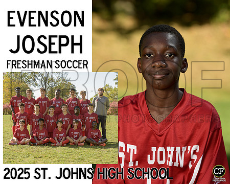SJFallTeams25 Freshman Soccer Joseph Evenson_ Team8x10 _ Sportsmate2#-1(1)