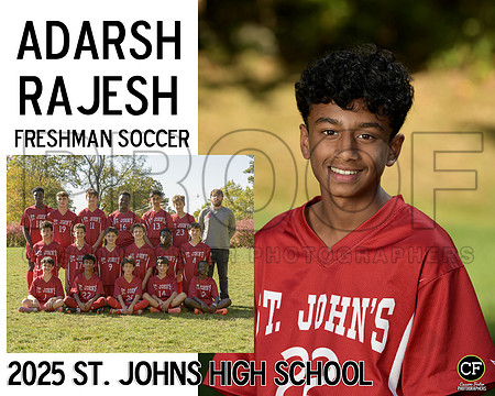 SJFallTeams25 Freshman Soccer Rajesh Adarsh_ Team8x10 _ Sportsmate2#-1(1)