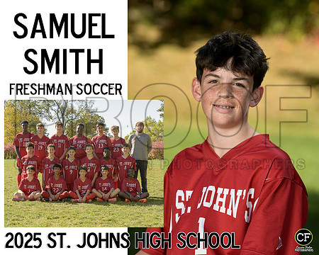 SJFallTeams25 Freshman Soccer Smith Samuel_ Team8x10 _ Sportsmate2#-1(1)