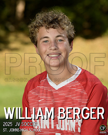 SJFallTeams25 JV Soccer Berger William_ Team8x10 _ Individual 8x10(1)
