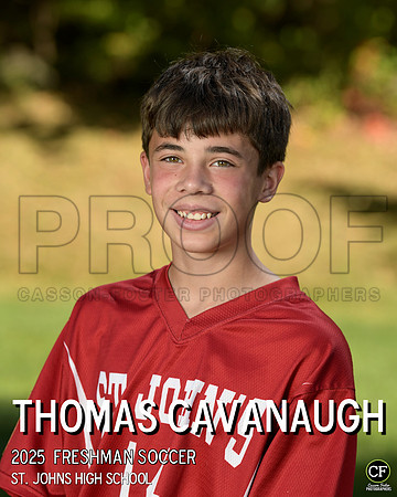 SJFallTeams25 Freshman Soccer Cavanaugh Thomas_ Team8x10 _ Individual 8x10(1)