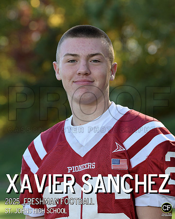 SJFallTeams25 Freshman Football Sanchez Xavier_ Team8x10 _ Individual 8x10(1)