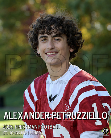 SJFallTeams25 Freshman Football Petruzziello Alexander_ Team8x10 _ Individual 8x10(1)