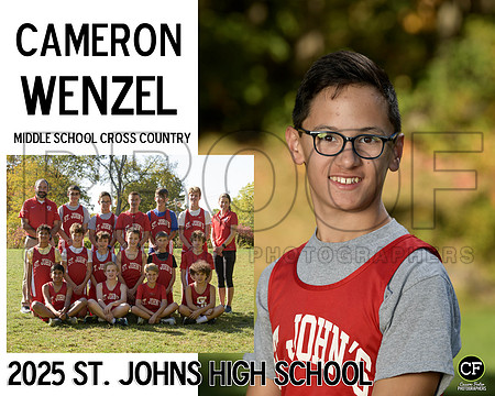 SJFallTeams25 Middle School Cross Country Wenzel Cameron_ Team8x10 _ Sportsmate2#-1(1)