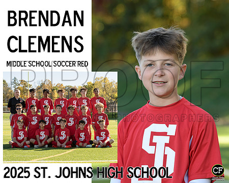 SJFallTeams25 Middle School Soccer Red Clemens Brendan_ Team8x10 _ Sportsmate2#-1(1)