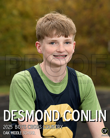 OMSFallTeams25 Boys Cross Country Conlin Desmond_ Team8x10 _ Individual 8x10(1)