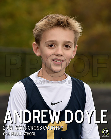 OMSFallTeams25 Boys Cross Country Doyle Andrew_ Team8x10 _ Individual 8x10(1)