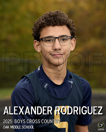 OMSFallTeams25 Boys Cross Country Rodriguez Alexander_ Team8x10 _ Individual 8x10(1)