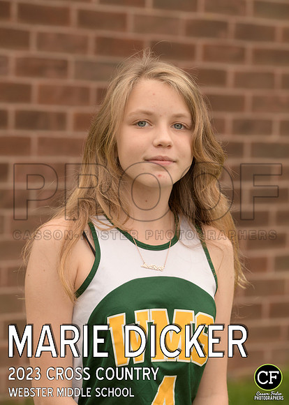 WMS Fall Teams 2324 Cross Country Dicker Marie_ Team5x7 _ Individual2(1)