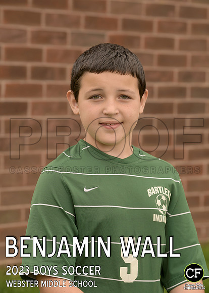 WMS Fall Teams 2324 Boys Soccer Wall Benjamin_ Team5x7 _ Individual2(1)