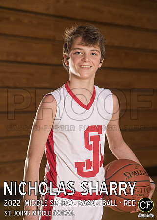 Middle School Basketball - Red Sharry Nicholas_ Team5x7 _ Individual2(1)