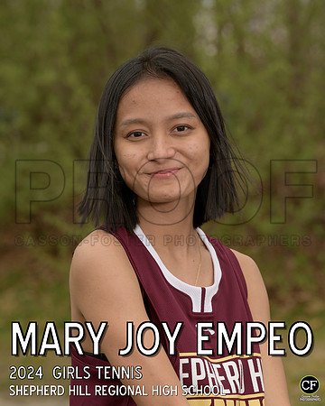 SHSpringTeams24 Girls Tennis Empeo Mary Joy_ Team8x10 _ Individual 8x10(1)