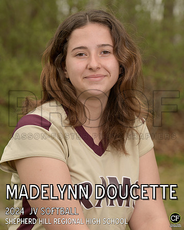 SHSpringTeams24 JV Softball Doucette Madelynn_ Team8x10 _ Individual 8x10(1)