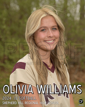 SHSpringTeams24 JV Softball Williams Olivia_ Team8x10 _ Individual 8x10(1)