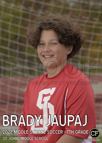 StJohnsMiddleTeams2223 Middle School Soccer - 7th Grade Jaupaj Brady_ Team5x7 _ Individual2(1)