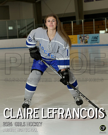 AHS G Hockey26 GIRLS HOCKEY LeFrancois Claire_ Team8x10 _ Individual 8x10(1)