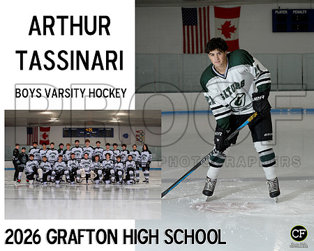 GHS Boys Hockey 26 Boys Varsity Hockey Tassinari Arthur_ Team8x10 _ Sportsmate3#-1(1)