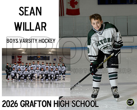 GHS Boys Hockey 26 Boys Varsity Hockey Willar Sean_ Team8x10 _ Sportsmate3#-1(1)