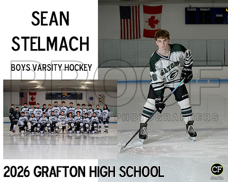 GHS Boys Hockey 26 Boys Varsity Hockey Stelmach Sean_ Team8x10 _ Sportsmate3#-1(1)
