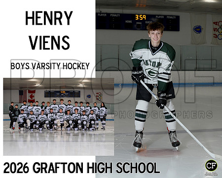 GHS Boys Hockey 26 Boys Varsity Hockey Viens Henry_ Team8x10 _ Sportsmate3#-1(1)