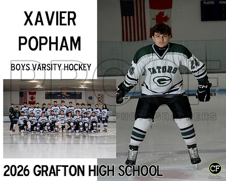 GHS Boys Hockey 26 Boys Varsity Hockey Popham Xavier_ Team8x10 _ Sportsmate3#-1(1)