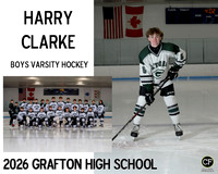 GHS Boys Hockey 26 Boys Varsity Hockey Clarke Harry_ Team8x10 _ Sportsmate3#-1(1)