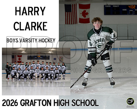 GHS Boys Hockey 26 Boys Varsity Hockey Clarke Harry_ Team8x10 _ Sportsmate3#-1(1)