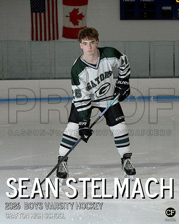 GHS Boys Hockey 26 Boys Varsity Hockey Stelmach Sean_ Team8x10 _ Individual 8x10(1)