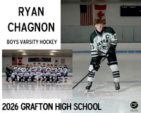GHS Boys Hockey 26 Boys Varsity Hockey Chagnon Ryan_ Team8x10 _ Sportsmate3#-1(1)