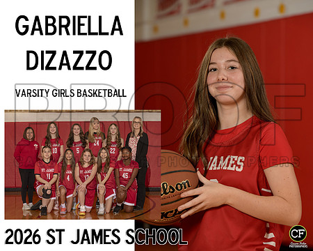 StJamesWinterTeams26 Varsity Girls Basketball DiZazzo Gabriella_ Team8x10 _ Sportsmate3#-1(1)