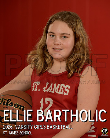 StJamesWinterTeams26 Varsity Girls Basketball Bartholic Ellie_ Team8x10 _ Individual 8x10(1)