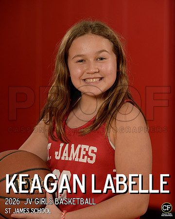 StJamesWinterTeams26 JV Girls Basketball LaBelle Keagan_ Team8x10 _ Individual 8x10(1)